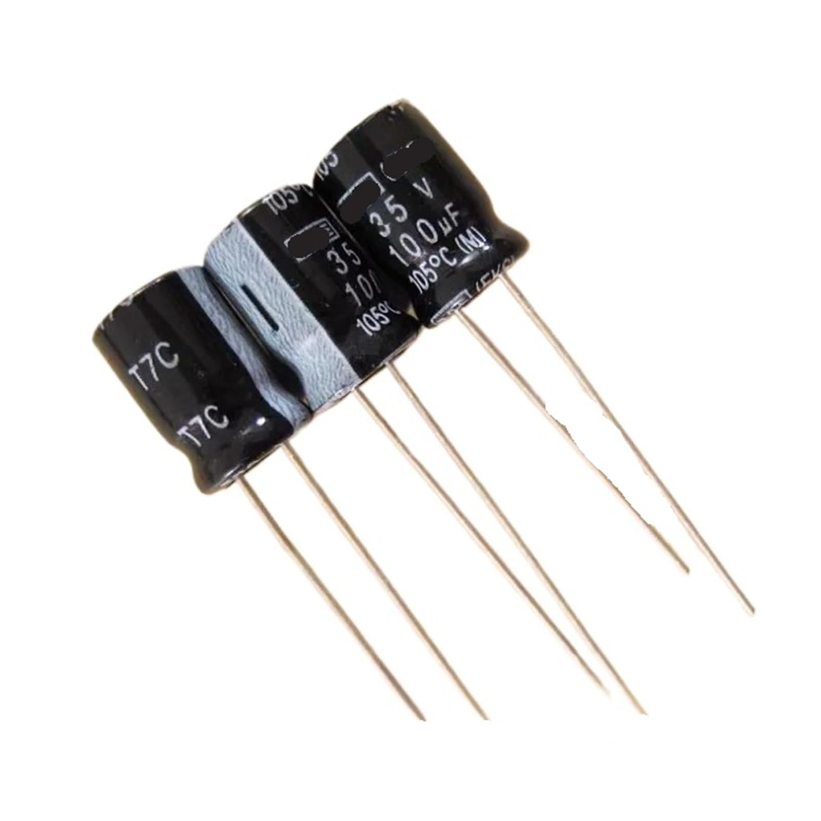 Condensateurs audio 100 µF 35V pour réparation de circuits électroniques hifi