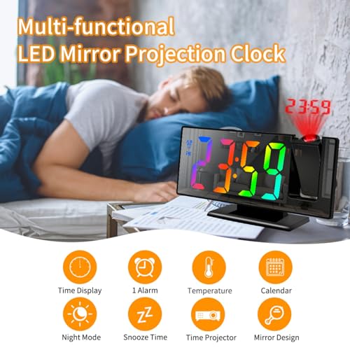 Petilleur EK3618LP Projection Alarm Clock thumb #4