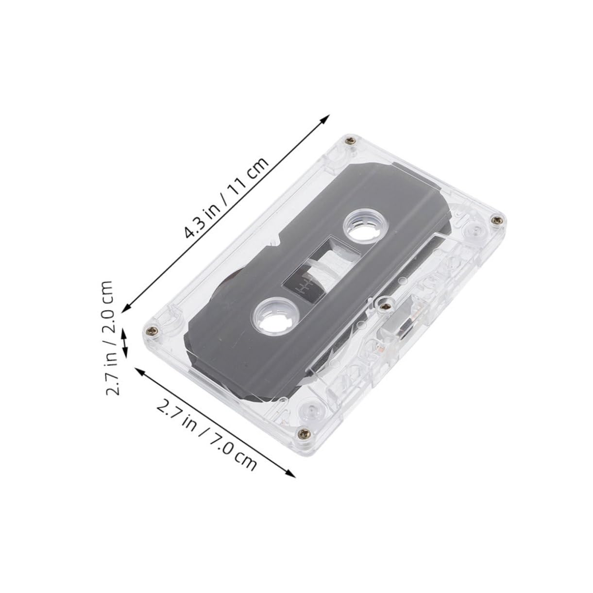 BRIGHTFUFU Blank Cassette Tape for Recording Audio Tape Decor for Greetings Blessings Retro
