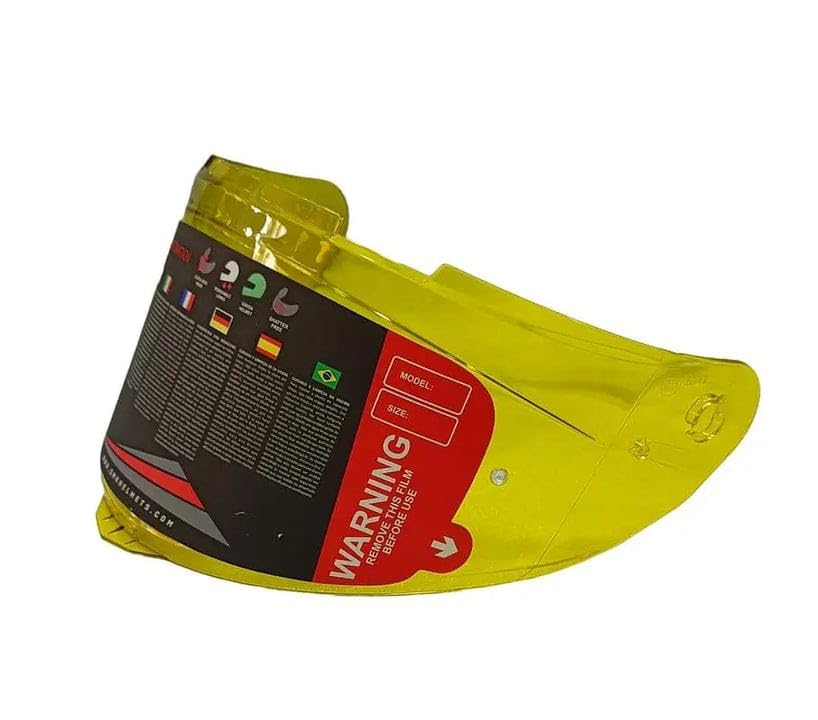 Image of SMK Typhoon Helmet Visor, Day and Night Vision, Pinlock 30 Ready, Original Replacement Shield