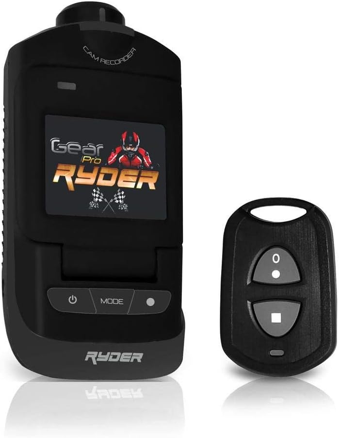 Gear Pro Ryder Action Camera, Hi-Resolution Fully HD, 16 MegaPixel Images, 1080p Video, Fold-Out 1.5'' LCD Display (Black)