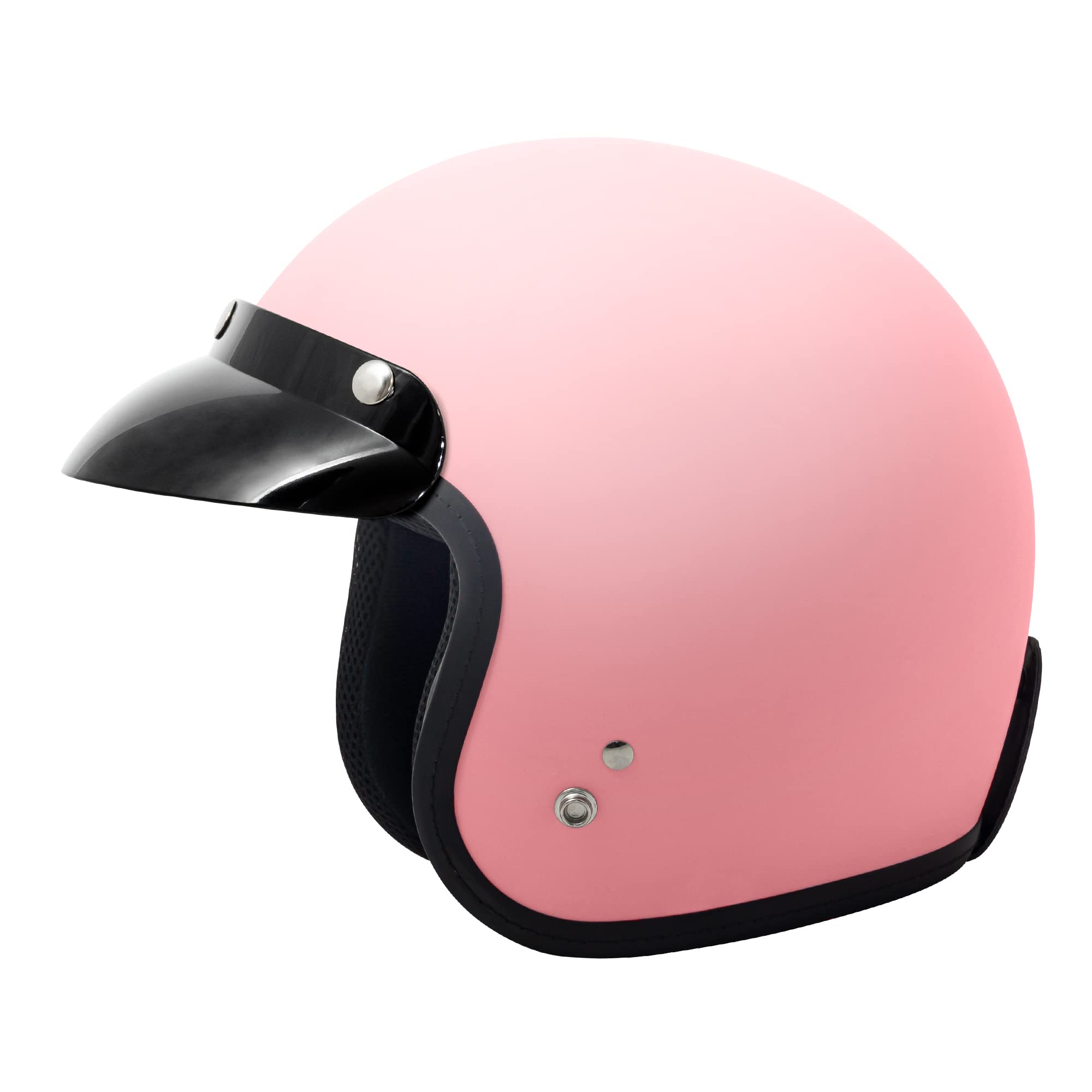 vcan v85c 3/4 open face motorcycle helmet dot approved