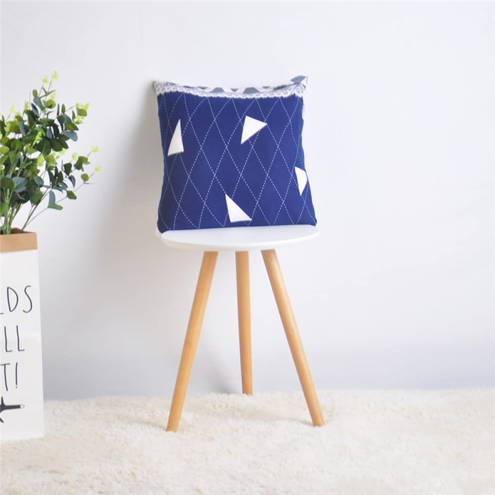 QUNLIPAI 2 PCS Throw Pillow Cases, Elastic 45 * 45cm Printed Cushion Covers,CCNN