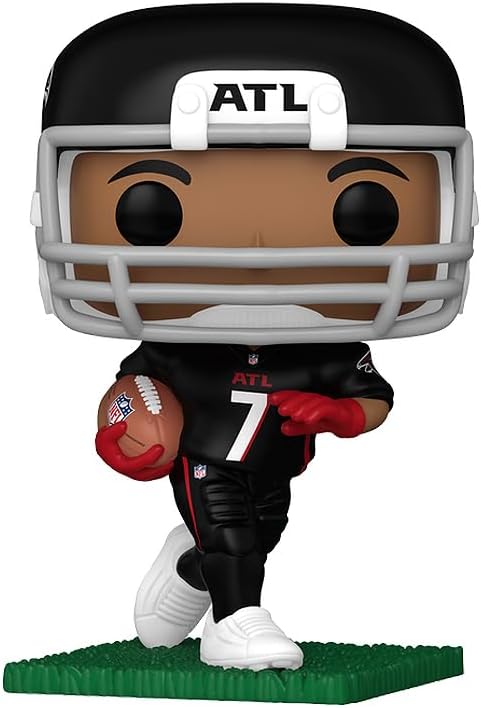 Epic Collectibles Pop Football: Falcons - Bijan Robinson Vinyl Figure Included with Box Protector Compatible for Funko