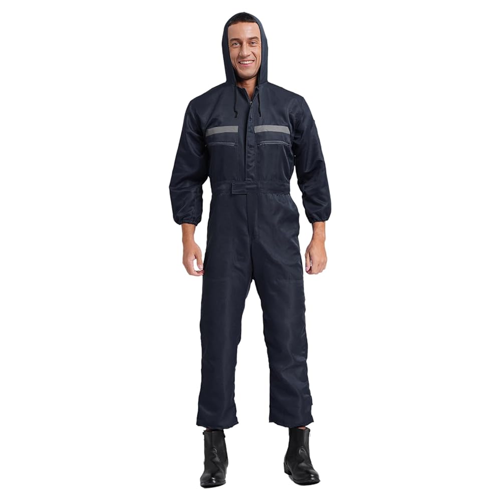 Amazon.com: YEAHDOR Unisex Hooded Coverall Long Sleeve