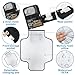 Accmor Portable Diaper Changing Pad, Waterproof Travel Baby Changing Mat, Newborn Essentials Baby Shower Gifts, Black