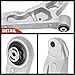 A-Premium Front Left Lower Control Arm, with Bushing, Compatible with Jeep KL Series - Cherokee 2014 2015 2016 2017 2018
