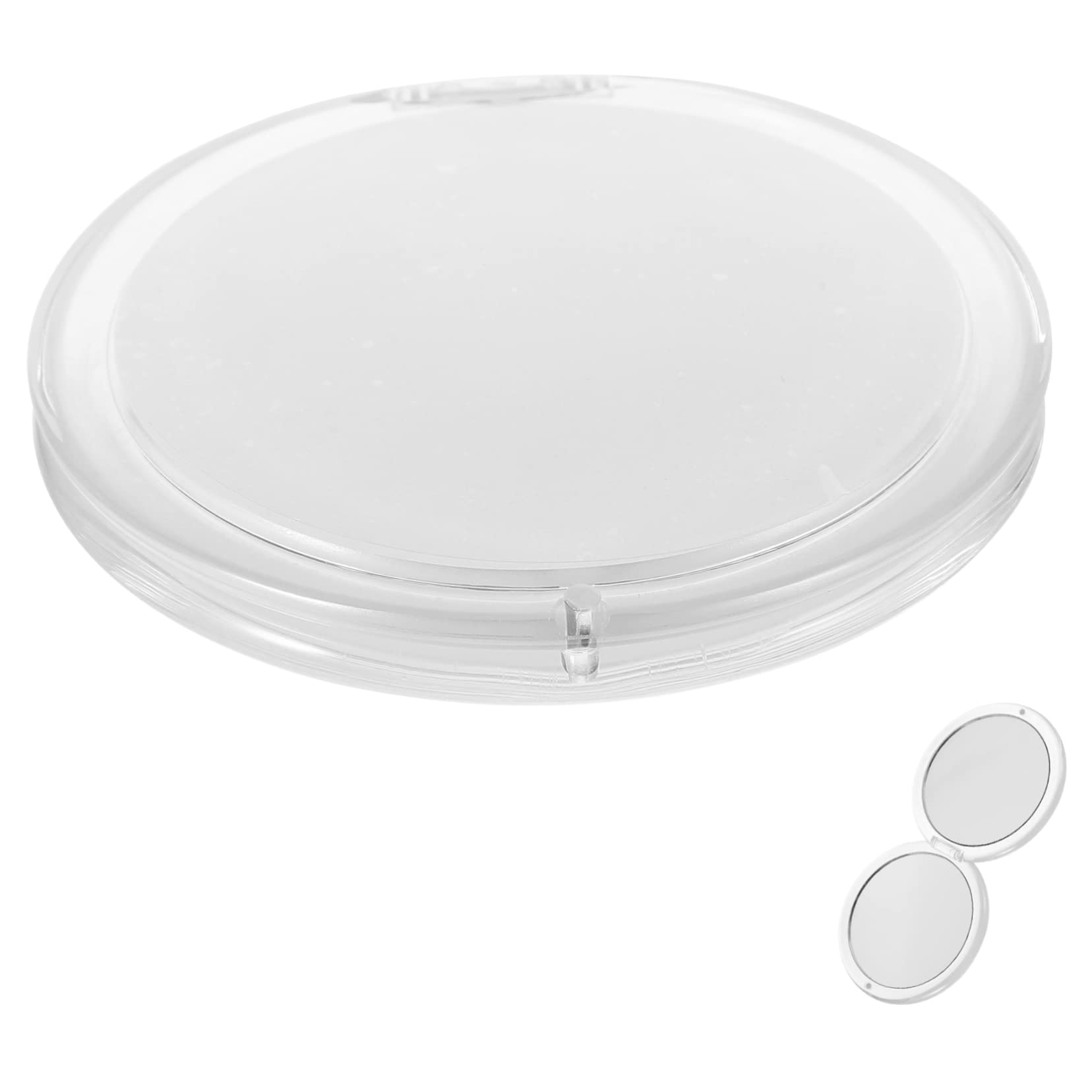 Beaupretty 3pièces Miroir De Poche Miroir De Maquillage Portable pour Mariée pour Sac à Main Accessoire De Beauté Pratique pour Voyages Et Sorties