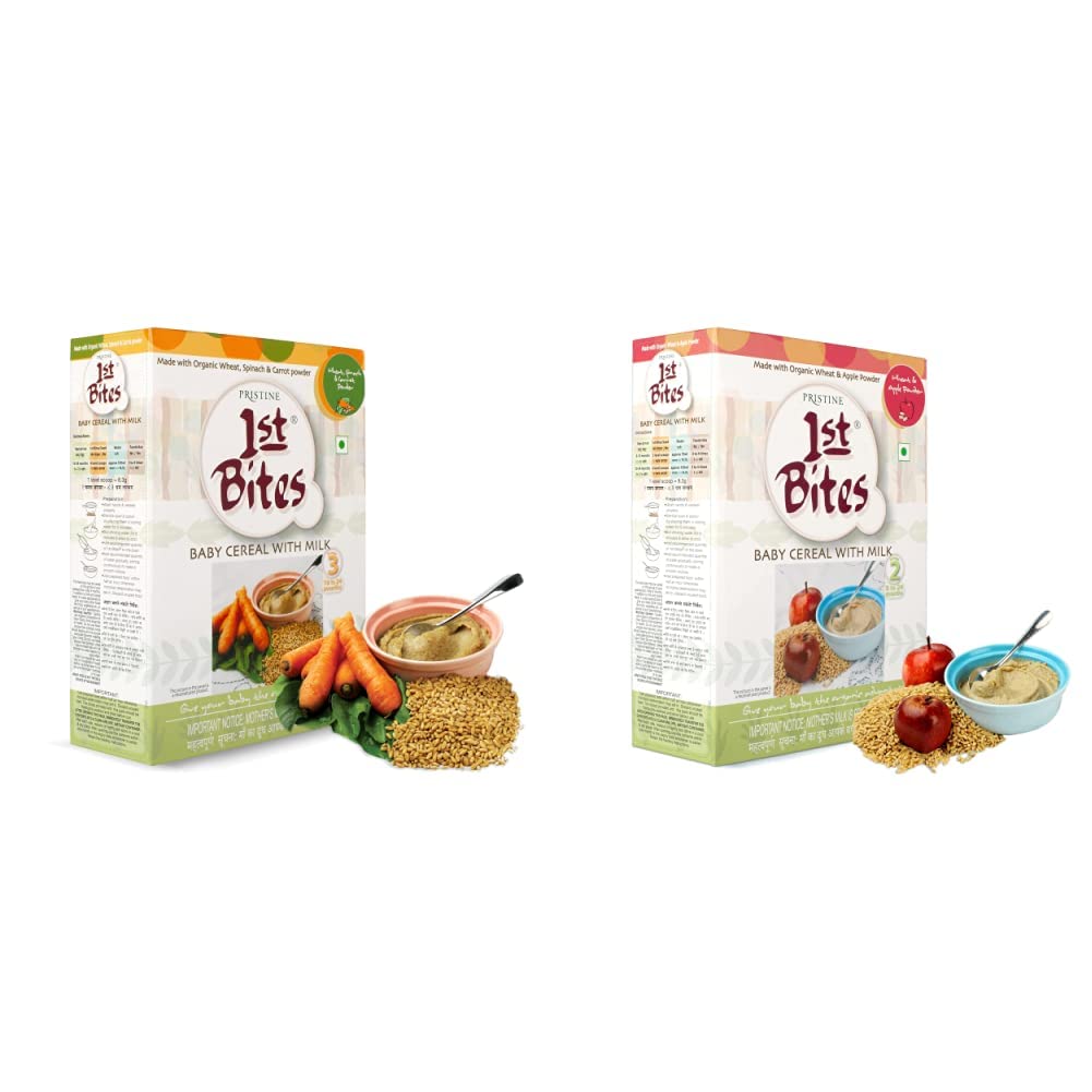 PRISTINE 1st Bites - Wheat, Spinach & Carrot Powder (10 Months - 24 Months) Stage - 3, 300g & PRISTINE 1st Bites - Wheat & Apple Powder (8 Months - 24 Months) Stage - 2, 300g-image-32