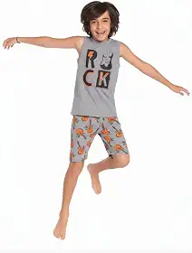 Pijama Kyly Infantil c/Estampa que Brilha no Escuro 6 a 14