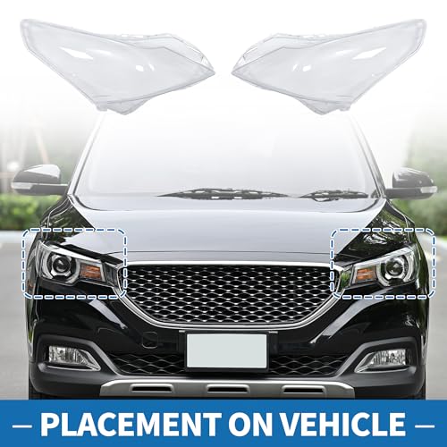 A ABSOPRO Headlight Lens Cover No.260601NM0C/260101NM0C Headlight Headlamp Lense Clear Lens Cover for Infiniti G37 2010-2013 PC Clear Durable by A ABSOPRO - Used condition - Image 3