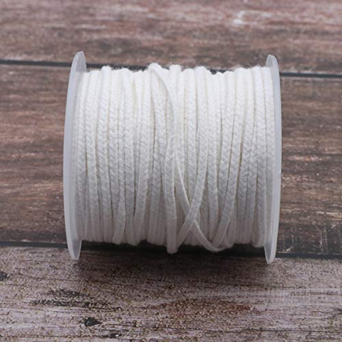 Didiseaon 2 rollos de mechas para velas de algodón preenceradas miniatura 7