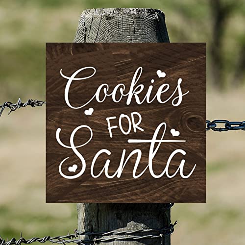 Panneau Cookies for Santa bois : sublimez vos murs vides 35cm