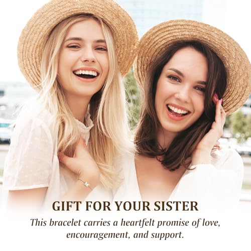 Dainty Butterfly Bracelet, Sister/Best Friend/Bestie/Granddaughter/Daughter/Niece Gift, Birthday & Christmas Friendship Gift for Women & Teen Girls2