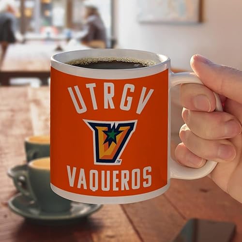 Miniatura 4 de GRAPHICS & MORE Taza de café de cerámica con logotipo de los Vaqueros de la Universidad de Texas Rio Grande Valley Vaqueros, tazas de regalo