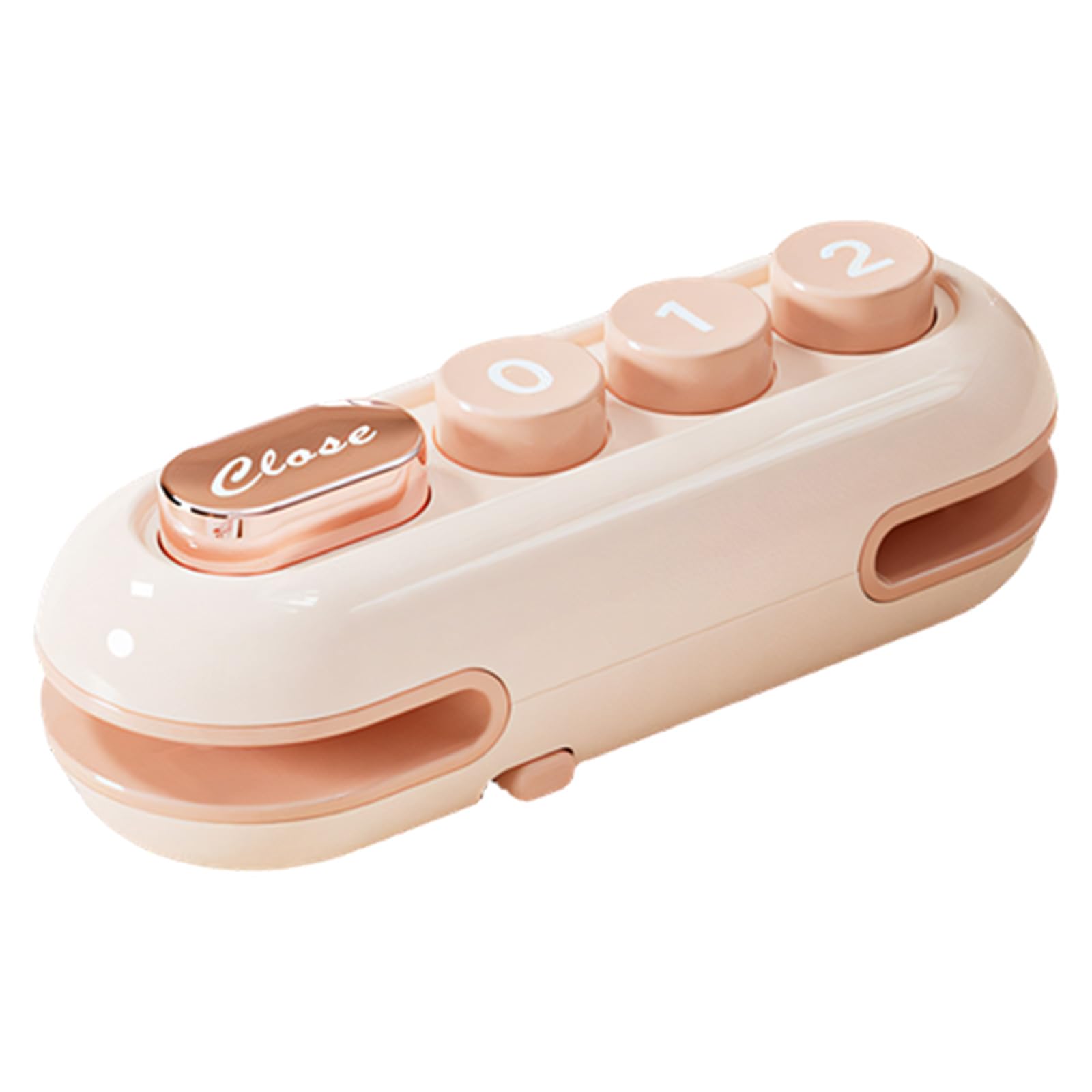 Tsophreniq Sealer with Built-in Cutter, Rechargeable Compact Sealer with Fridge Placement for Food Bags Handheld Food Shelf