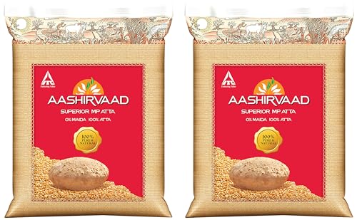 Image of Aashirvaad Superior MP Atta, 10kg Pack (Pack of 2)