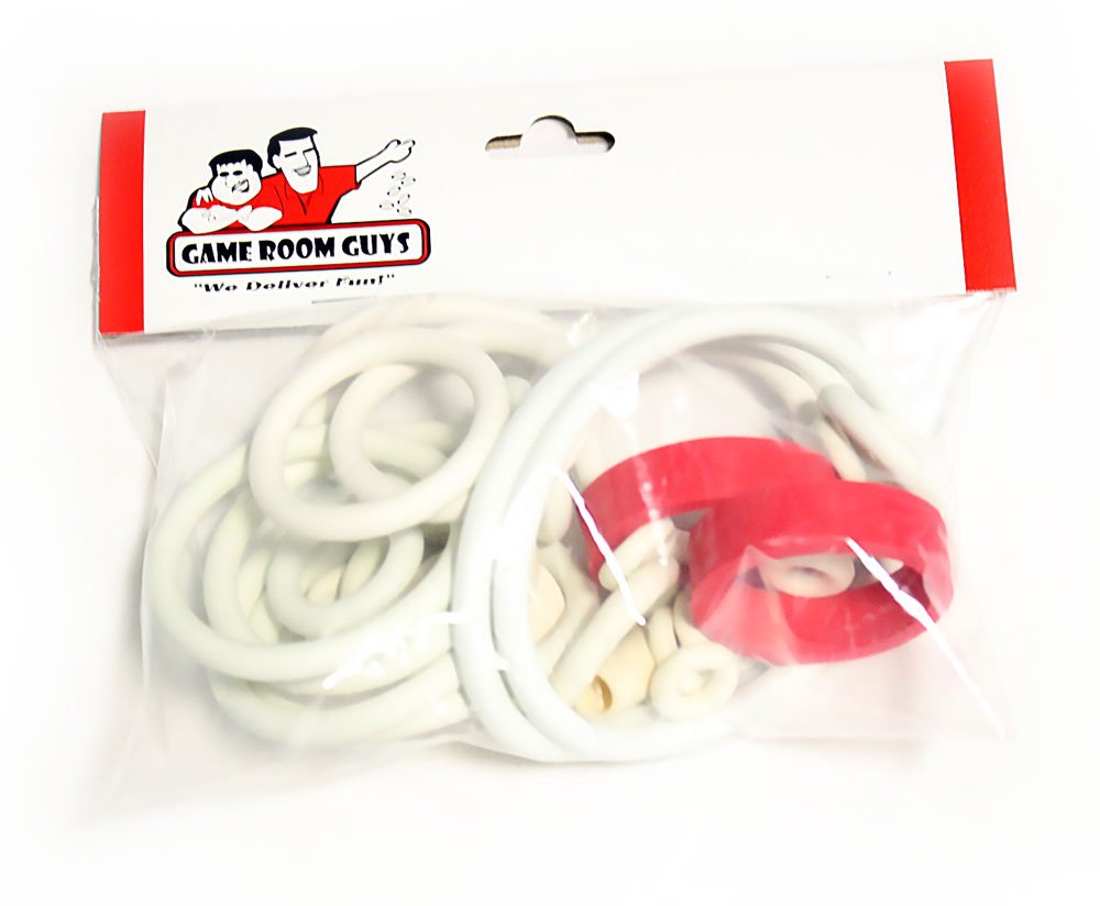 Game Room Guys 1973 Bally Big Show Pinball White Rubber Ring Kit
