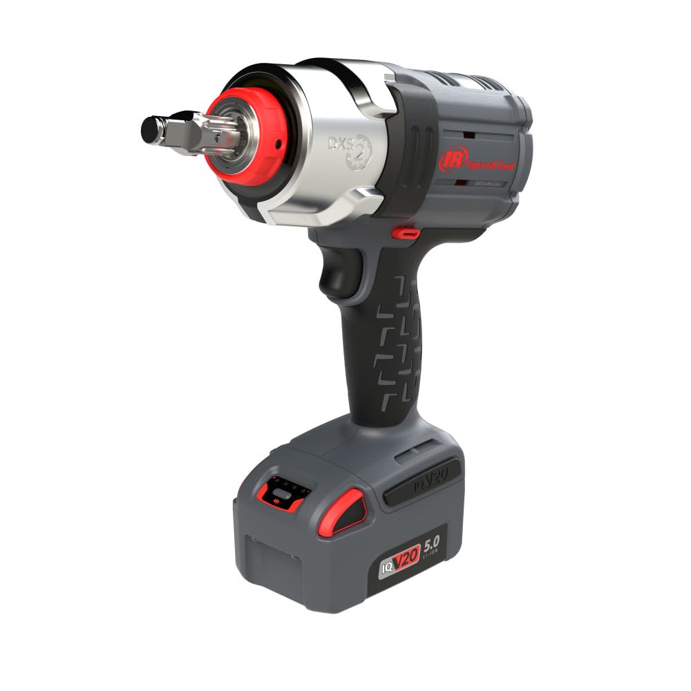 Ingersoll-Rand W7153-K22B-EU DXS2 Llave de Impacto Inalámbrica 20V, Kit 2 Baterías, 2170 Nm, Anillo Fricción