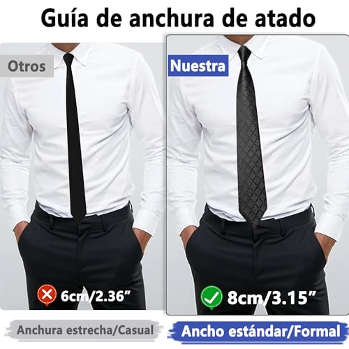 Opiniones de Corbatas para Hombre comprados en linea. 9 Corbatas para Hombre marca NEWYOUTH (3)