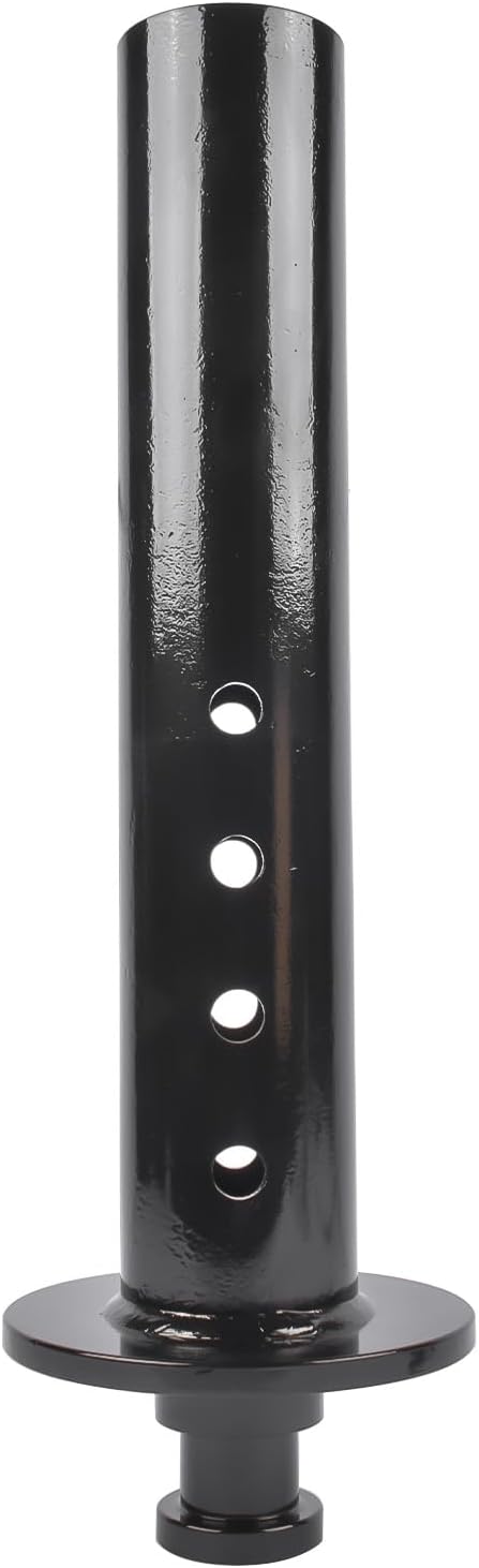 5th Wheel to Gooseneck Adapter Replacement for Campers,Trailers,Tractors,Semi-Tractor,with 4" Round Tube & 2" Kingpin, 30,000 lbs Load Capacity, Adjustable Height