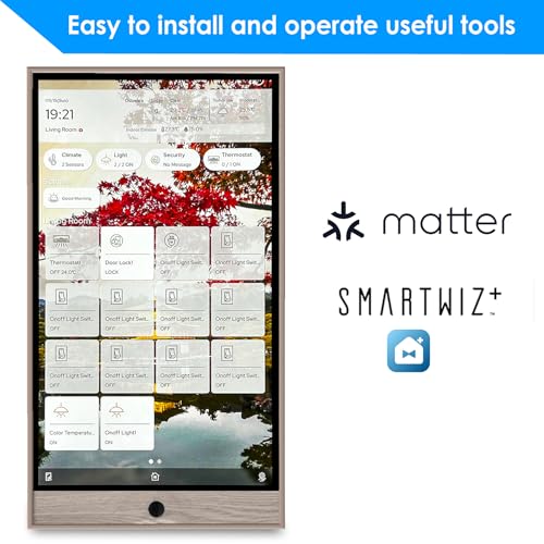 Image of SmartWiz＋+ Mirror | 21.5'' Smart Home Controller | Matter Compatibility Equipped with Gesture UI