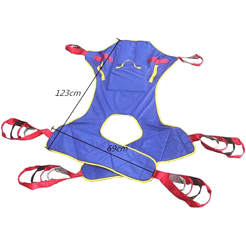 Cabestrillo para IR al baño para polipasto, Vestido de elevación de polipasto para Pacientes Acceso al baño Cabestrillo Acolchado Premium con reposacabezas