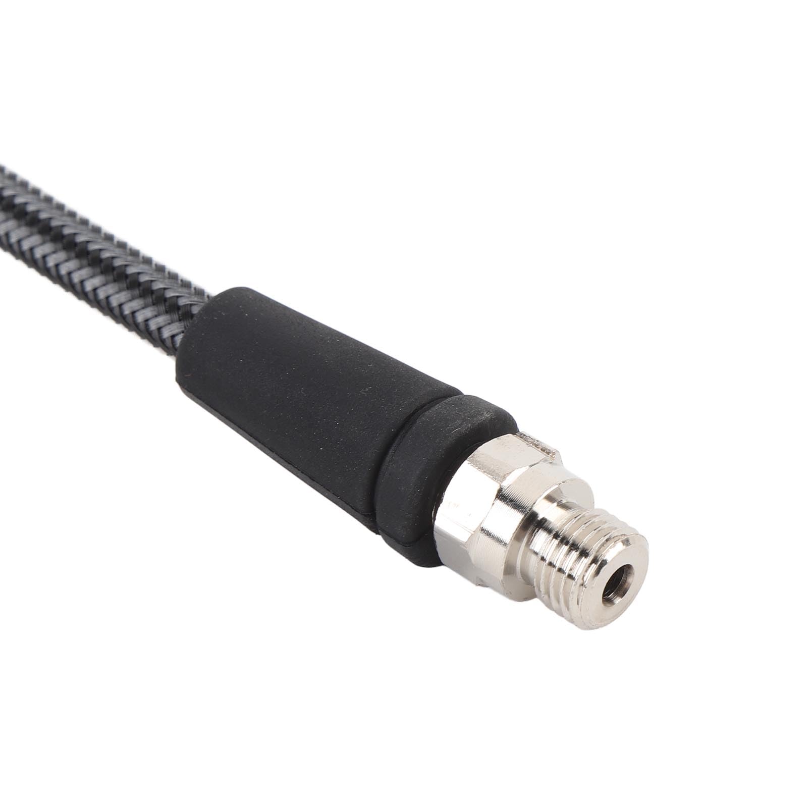 Manomètre de Plongée Submersible Tuyau Tissé Fibre de Carbone Cadran Lumineux Nocturne pour Régulateur BCD 15CM