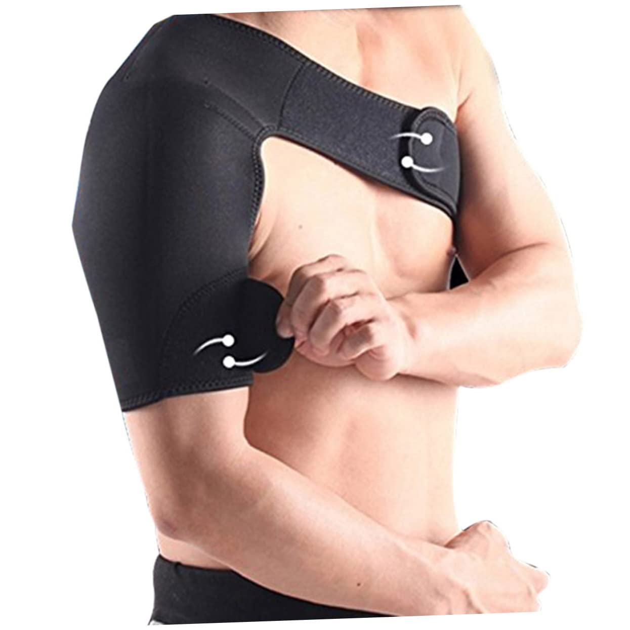 UTHCLO Shoulder Support Neoprene Shoulder Pad Belt Right Shoulder Sports Shoulder Gear