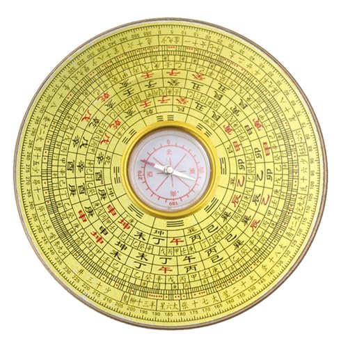 Brújula feng shui de aleación decorativa 14 cm diámetro