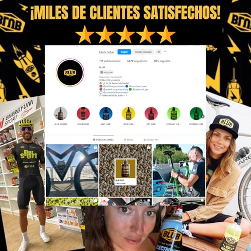 BLUB liquido tubeless MTB 500ml | Liquido Antipinchazos Bicicleta | Sellador Repara Pinchazos Bicicleta | Kit Reparacion Neumaticos, Parches Bici | Gel Antipinchazos para Jeringa Tubeless - imagen 6