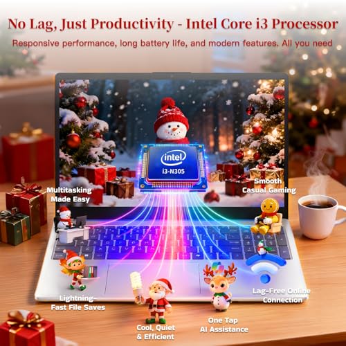 Image of HP Touchscreen Laptop 2026 - Windows 11 Pro, 15.6 inch FHD Touch, Intel Core i3‑N305, Wi‑Fi 6, Copilot AI, Long Battery Life, Business Laptop for Study & Work, w /Redragon Kit, Blue, 16GB RAM, 512GB SSD