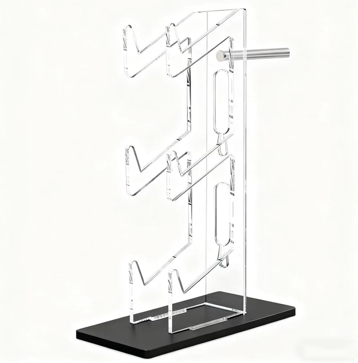Controller Stand 3 Tiers, Universal Controller Holder Headphone Stand, Headset Holder, Acrylic Controller Display Stand Compatible with Xbox, PS5, PS4, Nintendo Switch - Ideal Desk Mount for Gamers - Image 5