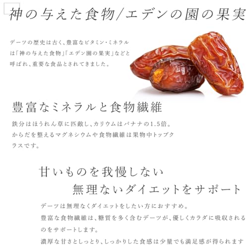 San'ta Rosa (サンタローサ) デーツ 種抜き 無添加 オーガニック 有機JAS ナツメヤシ デグレット (100g) の商品画像 4