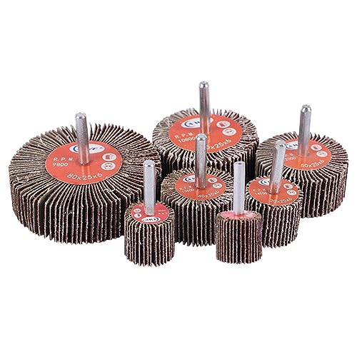Roues à lamelles grain 80 en lot de 10 pour un ébavurage efficace et rapide