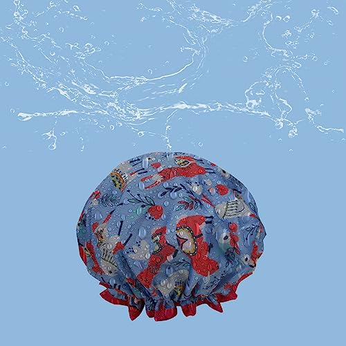 1 Pcs Waterproof Shower Cap For Women,Hair Treatment Bath Cap For Girls Spa Home Use,Travel And Hair Salon … #TOP1