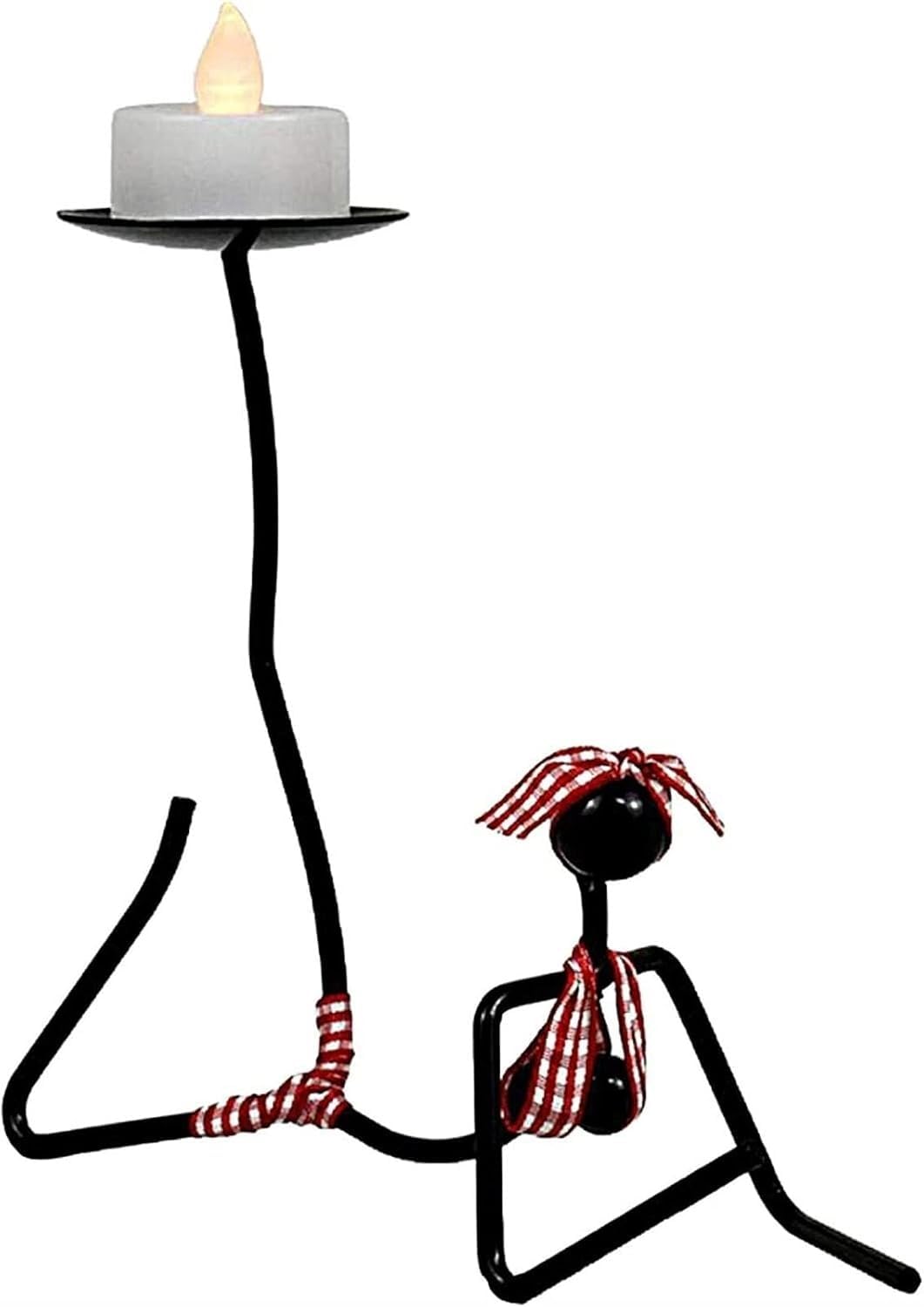 candlestick holders, 4pcs Decorative LED Candle Holder Candlestick Bikini Girl Home Desktop Ornament