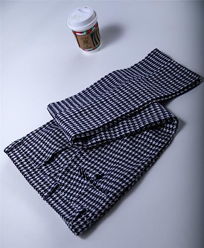 Men's Dress Pants Stretch Tweed Plaid Trousers Regular Fit Slacks4