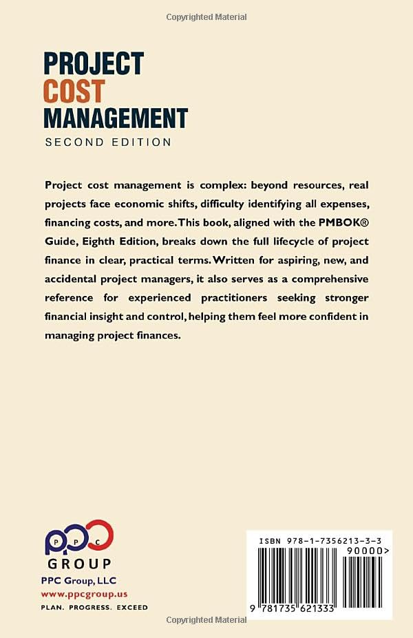 Project Cost Management - Second Edition: Principles, Tools, Techniques, and Best Practices for Project Finance image 3