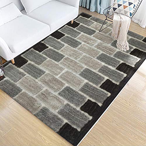 Tapis en soie stretch MU à motifs élégants pour sol et table basse de salon