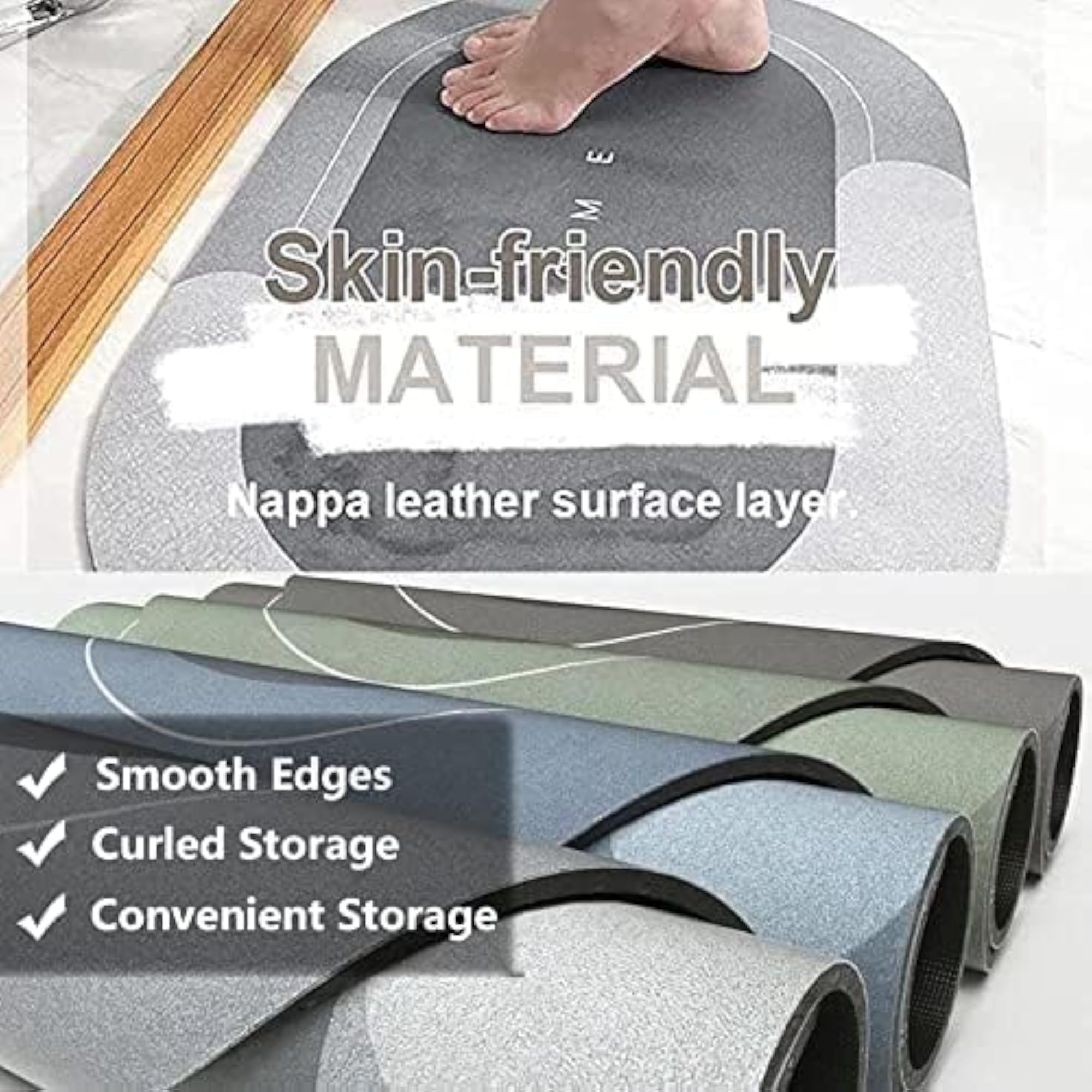 Non-Slip Quick Dry Bathroom Floor Mat