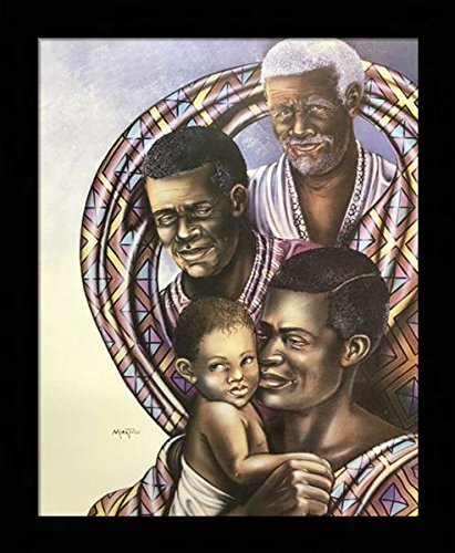 激レア美品　LEAD US FATHER - AFRICAN BROS. Amazon.com: Black 1.5 inch Framed with Four Generation (Male