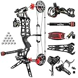 AMEYXGS Archery Compound Bow Kit Steelba...