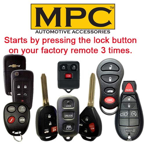 Mpc 2380 Factory Fob Activated Remote Start Kit For Select Ford & Lincoln Vehicles [2011-2016]. Includes A T-Harness To Simplify Installation. All Firmware Preloaded – No Extra Parts Needed #TOP3