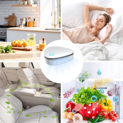 Eliminador de olores de humo portátil con USB para refrigerador y hogar 6