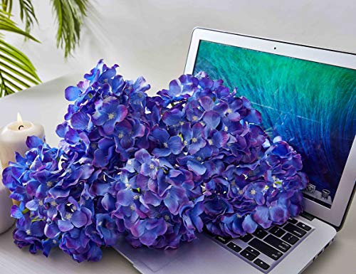 Kislohum Artificial Hydrangea Flower 10 Heads Lavender Hydrangea Silk Flowers Head For Wedding Centerpieces Bouquets Diy Floral Decor Home Decoration With Long Stems #TOP5
