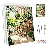 Cadeaux Uniques et Décorations d'Intérieur -- Le kit de peinture par numéros sur toile est une excellente idée de cadeau pour les adultes ou la famille lors des anniversaires, Saint-Valentin, Anniversaire de mariage, Fête des Mères, Thanksgiving, Halloween, Noël, etc. Les peintures à l'huile aux couleurs riches conviennent parfaitement pour être accrochées dans votre chambre ou lors de diverses occasions. Lorsque les gens verront vos œuvres artistiques DIY, ils ne manqueront pas de compliments
