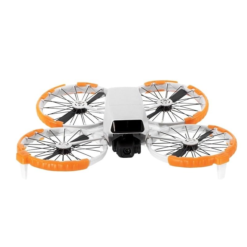 Compatible para VOLODYMYR Protector De Hélices Para DJI Flip | Anillos parachoques protegen hélices de daños por impacto(Orange)