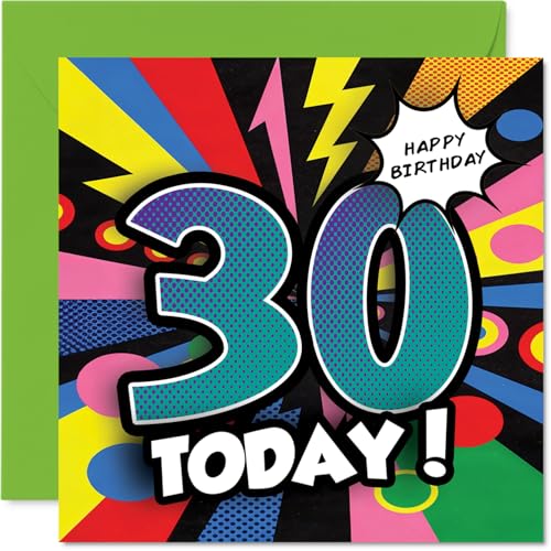 Carte anniversaire 30 ans - Allégresse