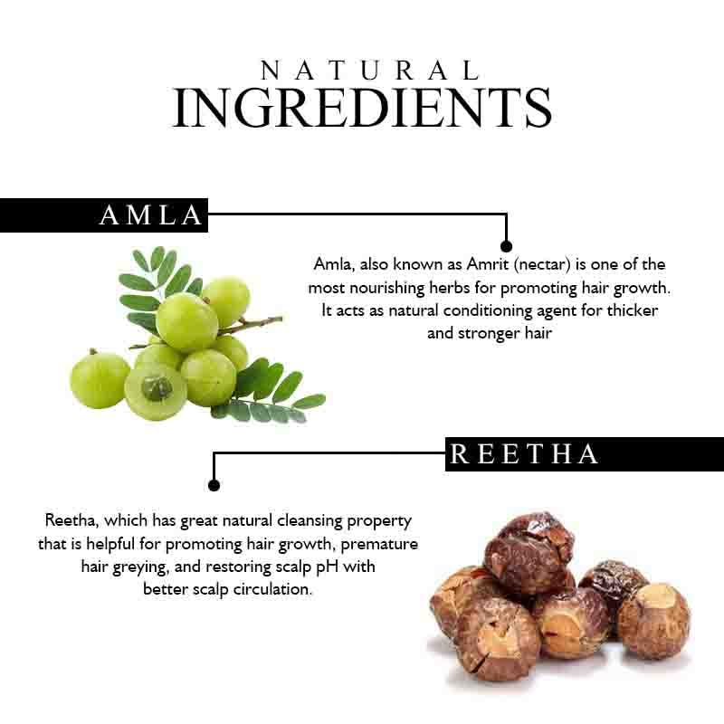 Image of Khadi Organique Amla & Reetha Hai Cleanser /Shampoo - 210 ml (Pack of 1)